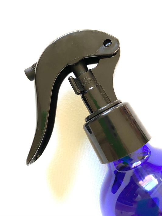 Fine Mist Blue Glass Spray Bottle