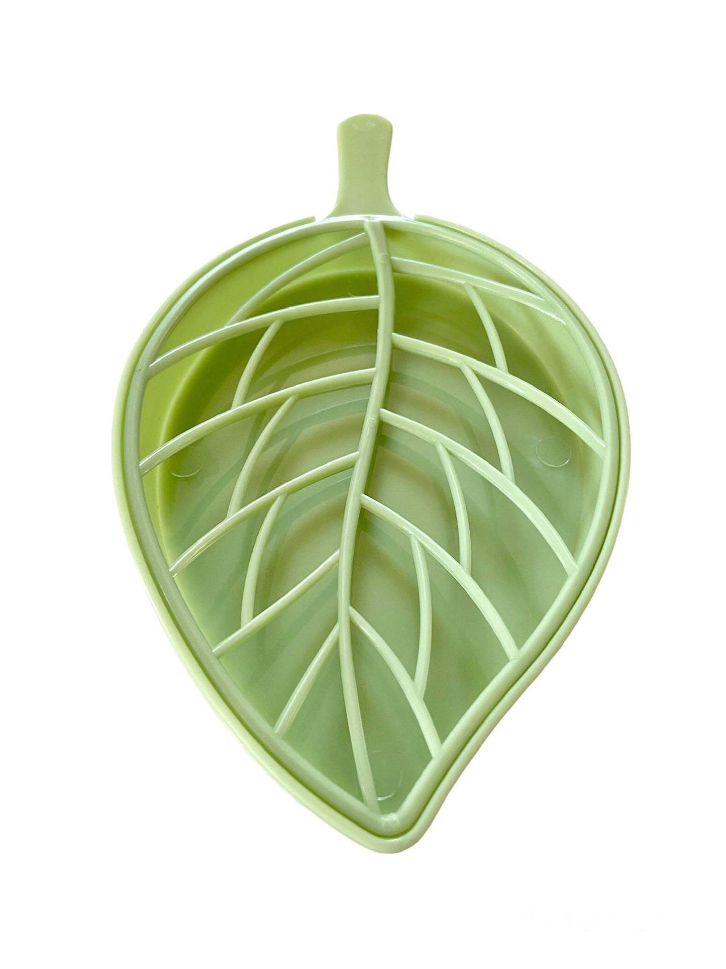2-piece Houseplant Leaf Plastic Soap Dish