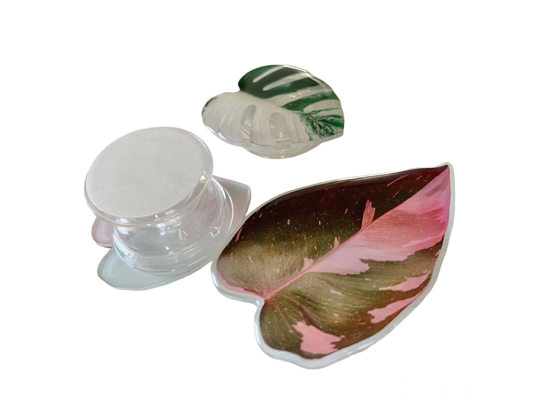 Houseplant Leaf Phone Case Grip Holder