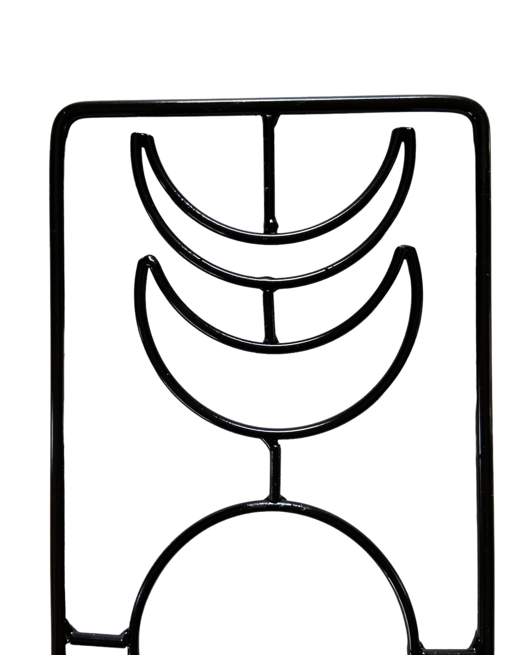 Moon Sun Metal Houseplant Trellis