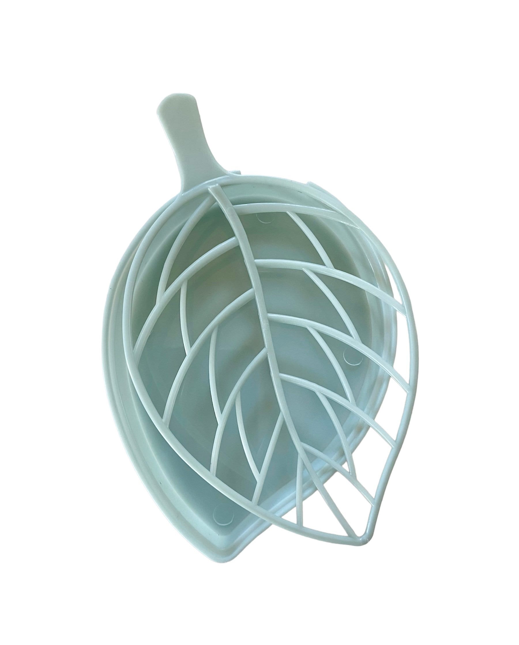 2-piece Houseplant Leaf Plastic Soap Dish
