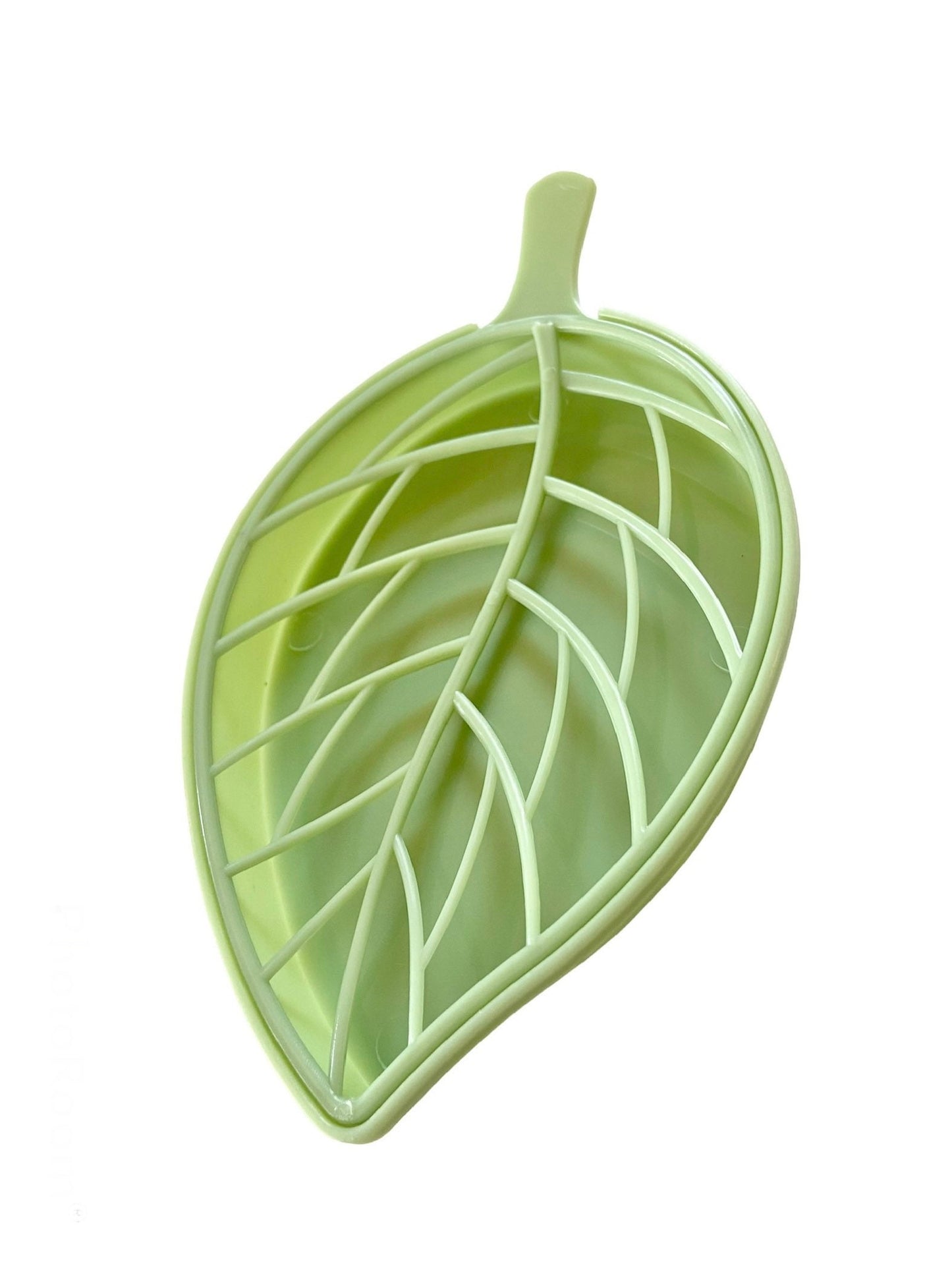 2-piece Houseplant Leaf Plastic Soap Dish