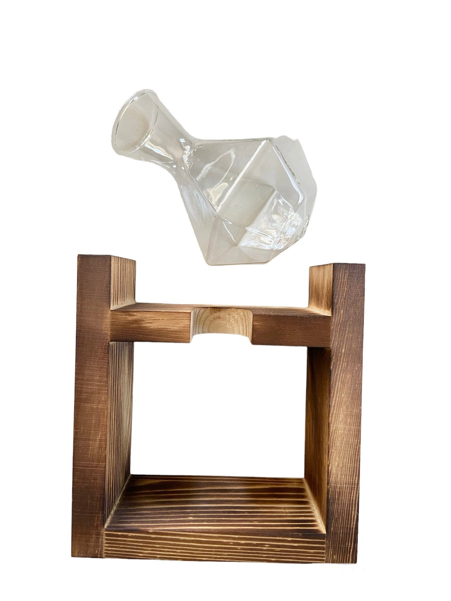 Wood and Glass Houseplant Propagation Station