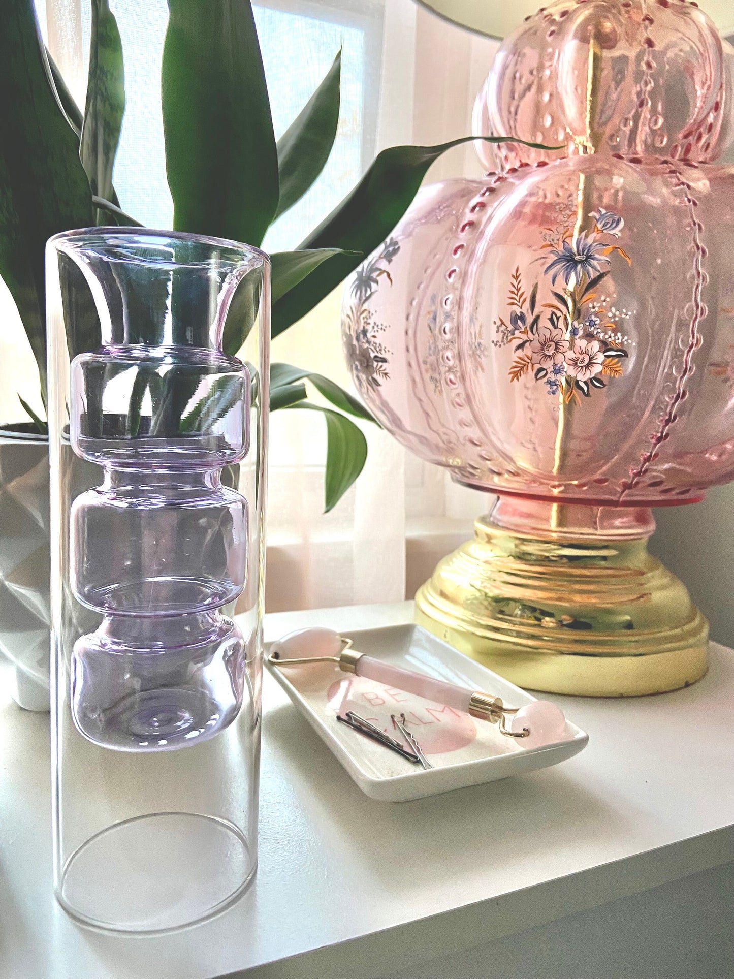 Translucent Glass Multi Color Propagation Plant Cutting Tube Vase